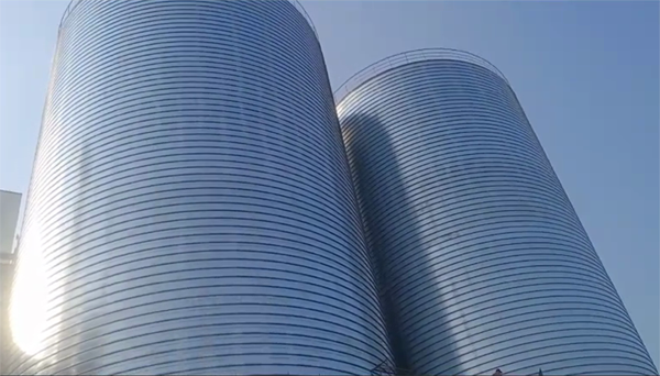 承德2座混凝土高架卷板仓